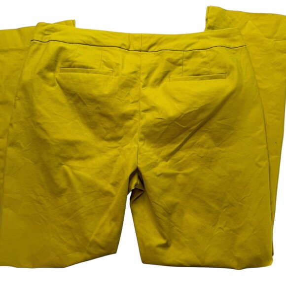 BODEN Women's Pants Yellow Size US 12R. Made in Turkey. 97% Cotton / 3% Elasta - Picture 8 of 13